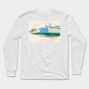 North Rustico Fishing Boats PEI 2 Long Sleeve T-Shirt